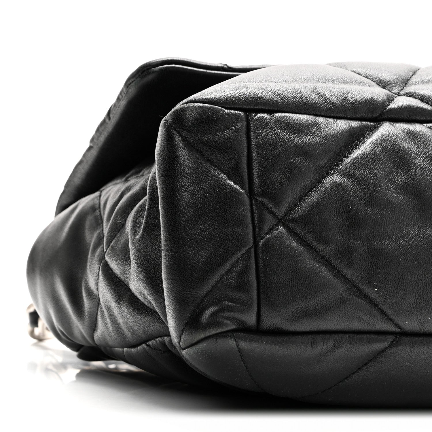 Chanel Lambskin Quilted Large Chanel 19 Flap Black 9 of 11