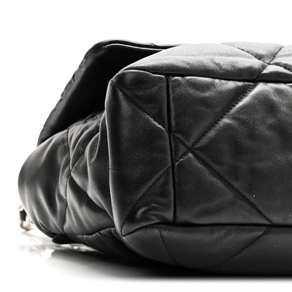 Chanel Lambskin Quilted Large Chanel 19 Flap Black 9 of 11