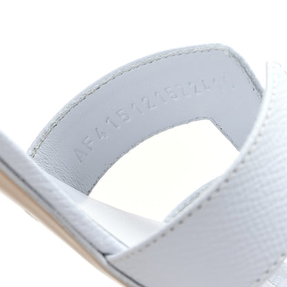 Hermes Epsom Oasis Sandals 37.5 Bleu Glacier 9 of 10