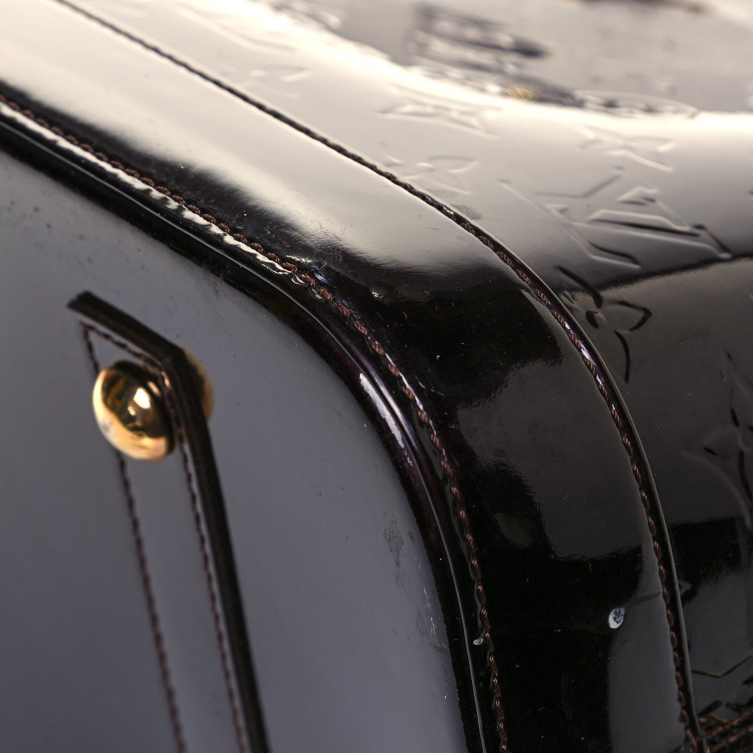 Louis Vuitton Vernis Alma GM Amarante 11 of 21