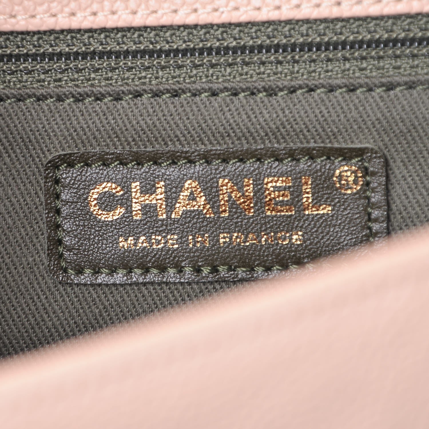 Chanel Caviar Quilted New Medium Boy Flap Beige Clair 6 of 8