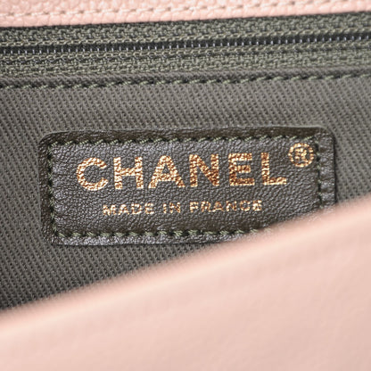 Chanel Caviar Quilted New Medium Boy Flap Beige Clair 6 of 8