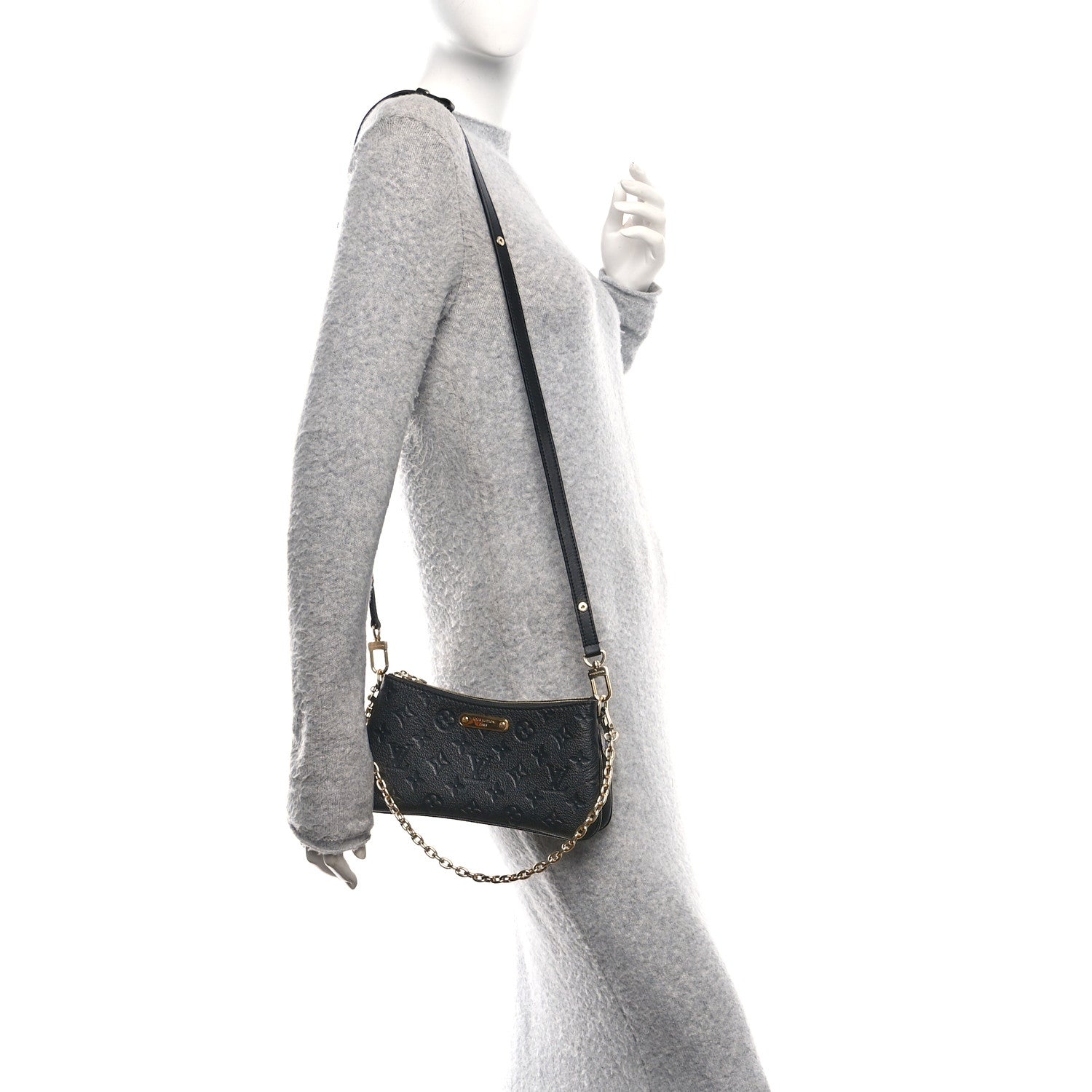 Louis Vuitton Empreinte Monogram Liv Pochette Black 2 of 10