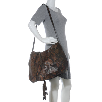 Gucci Python Messenger Bag Brown 2 of 8