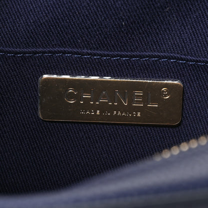 Chanel Caviar Stitched Waist Bag Blue 6 of 9