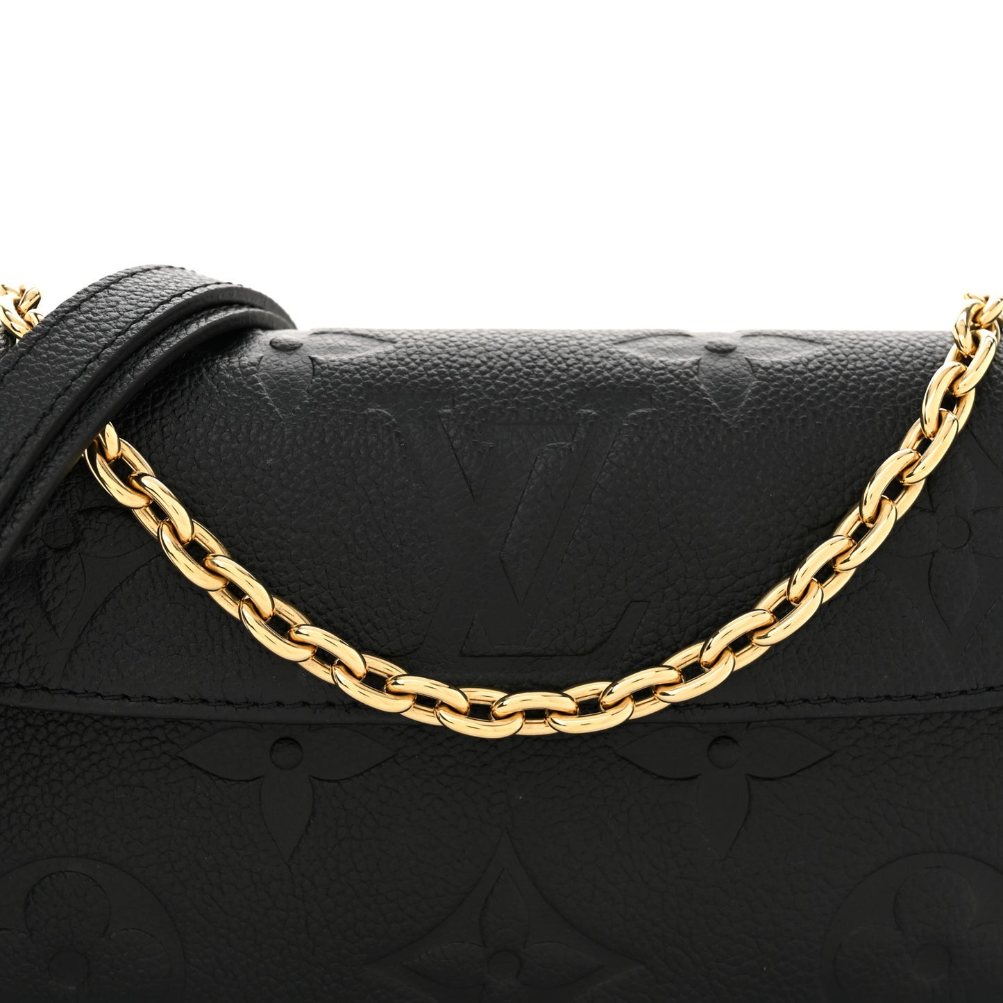 Empreinte Monogram Giant Ivy Wallet On Chain Black