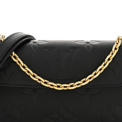 Louis Vuitton Empreinte Monogram Giant Ivy Wallet On Chain Black 7 of 12
