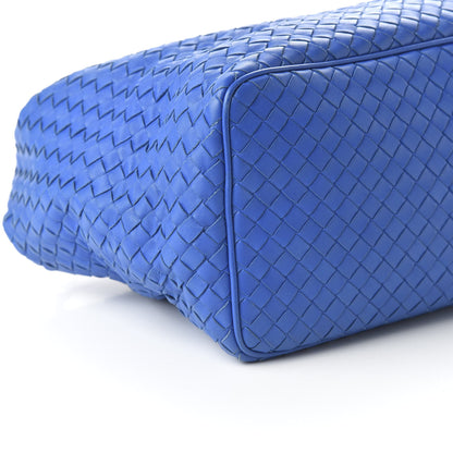 Bottega Veneta Nappa Intrecciato Small Shoulder Bag Blue 6 of 9
