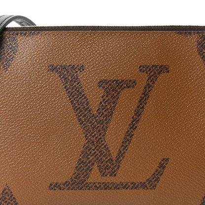 Louis Vuitton Reverse Monogram Giant Double Zip Pochette 7 of 9