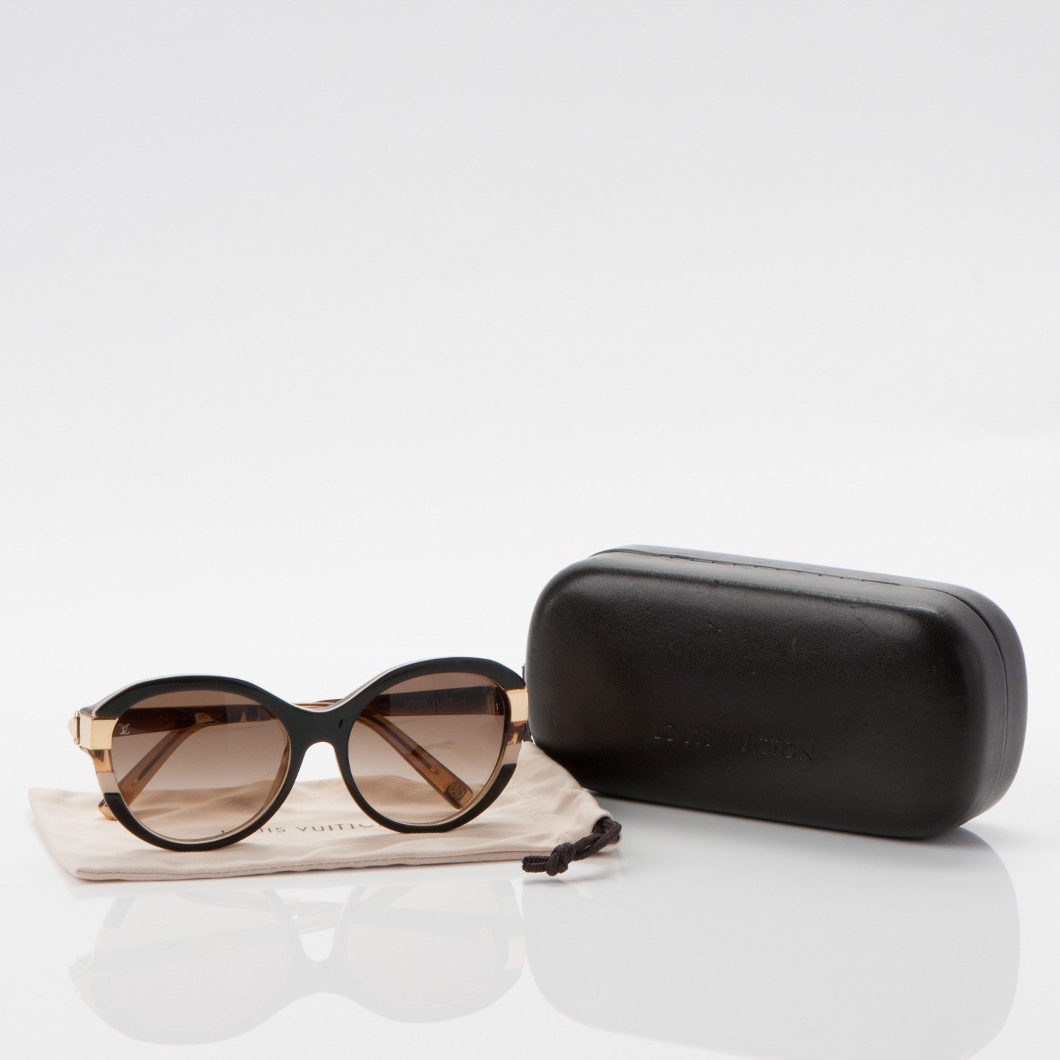 Louis Vuitton Petit Soupcon Cat Eye Sunglasses Z0487W Brown 6 of 6