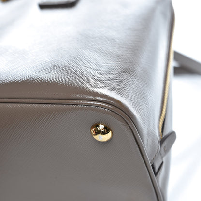 Prada Saffiano Vernice Medium Promenade Tote Argilla 9 of 16