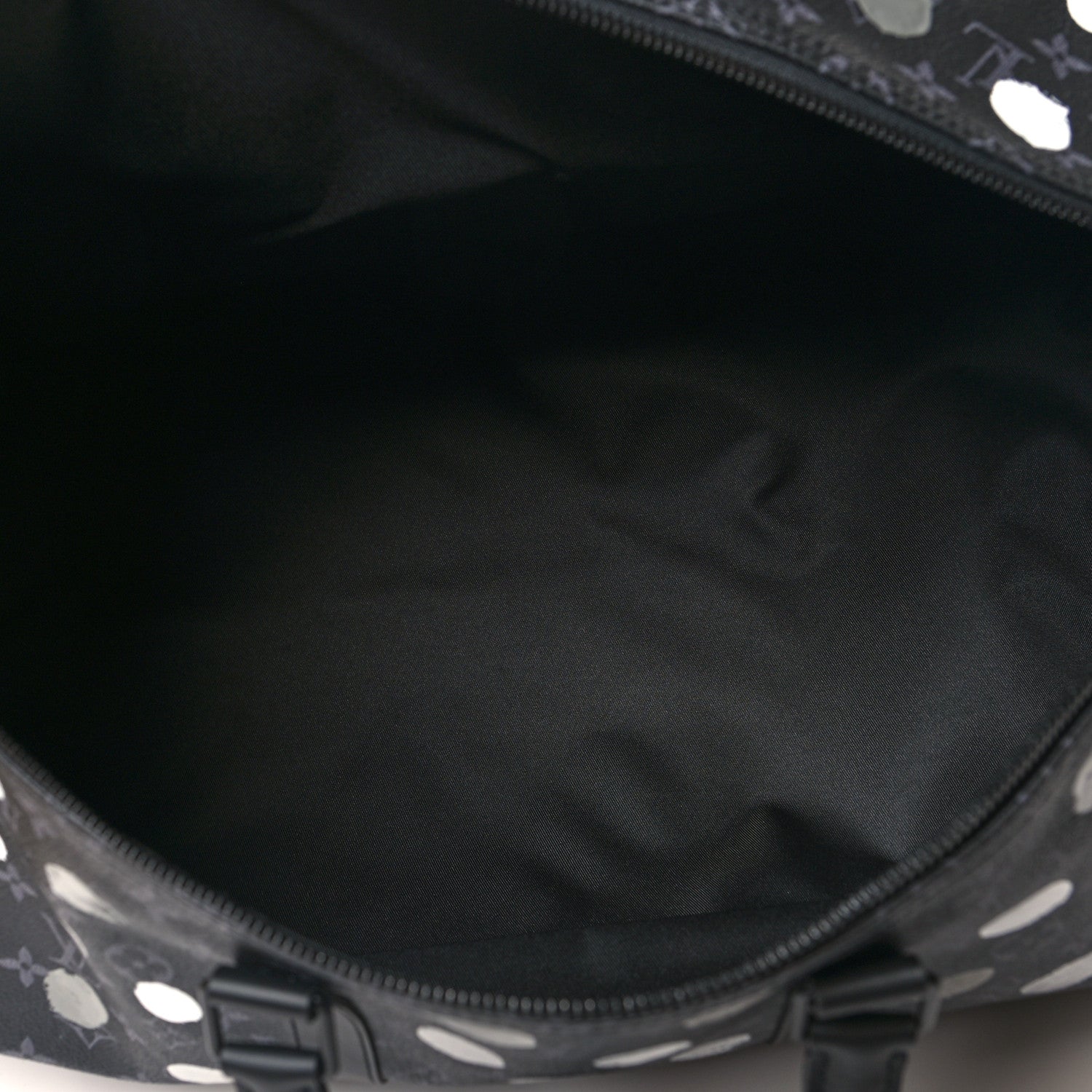 Louis Vuitton LV X YK Monogram Eclipse Keepall Bandouliere 55 Black Silver 4 of 8