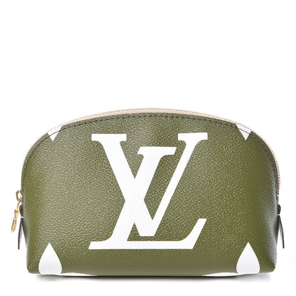 Louis Vuitton Monogram Giant Cosmetic Pouch Kaki 1 of 9