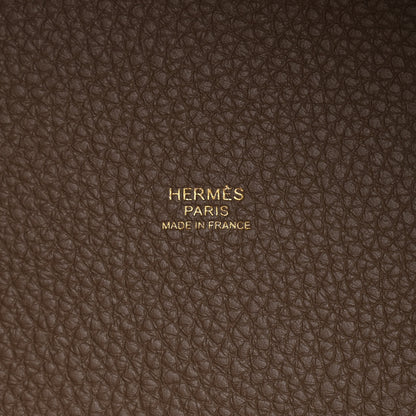 Hermes Taurillon Clemence Picotin Lock 22 MM Etoupe 6 of 11
