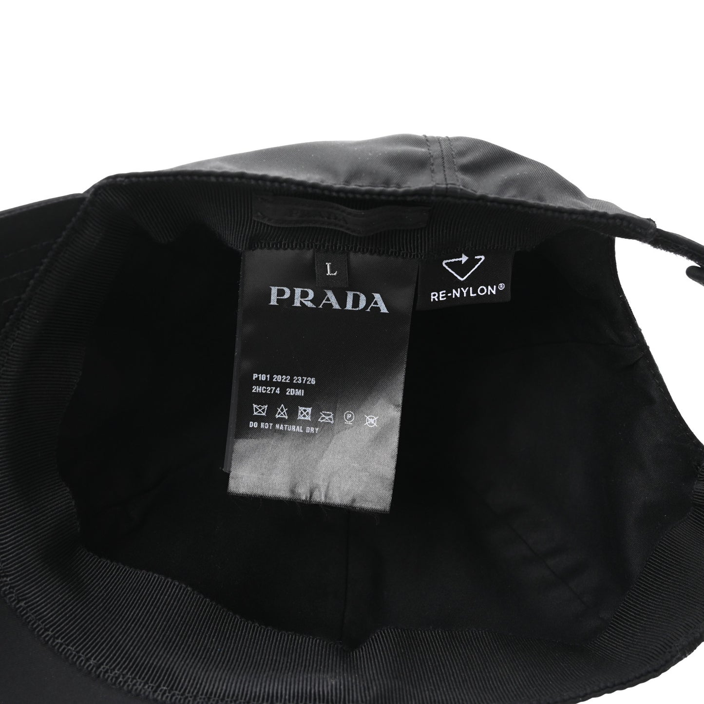 Re-Nylon Baseball Cap L Black