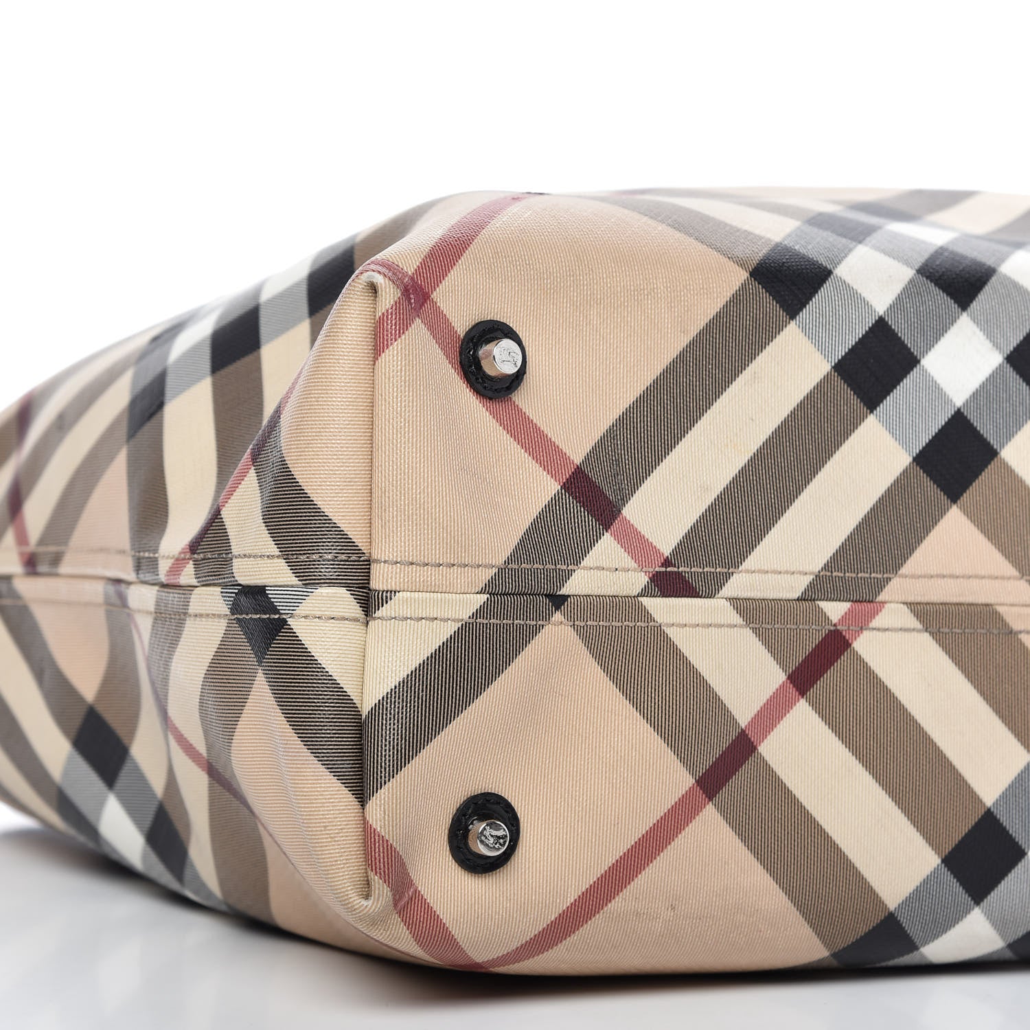 Burberry Nova Check Large Nickie Tote Black 6 of 14
