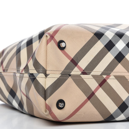 Burberry Nova Check Large Nickie Tote Black 6 of 14