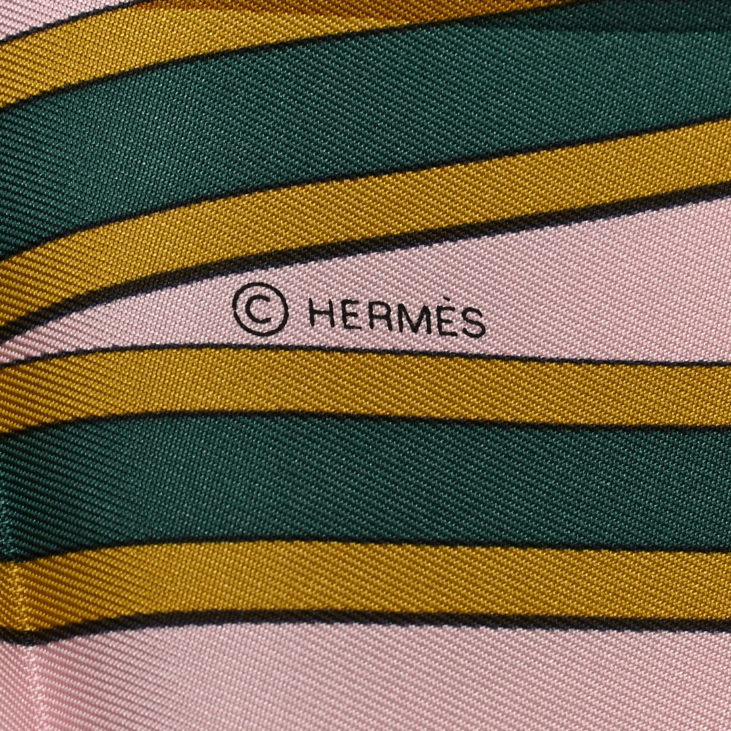 Hermes Silk Grand Tralala 90 Rose Poudre Vert 5 of 6