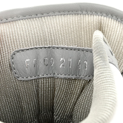 Christian Dior Smooth Calfskin Jacquard Oblique Mens B27 Mid Top Sneakers 41 Beige Blue 8 of 8