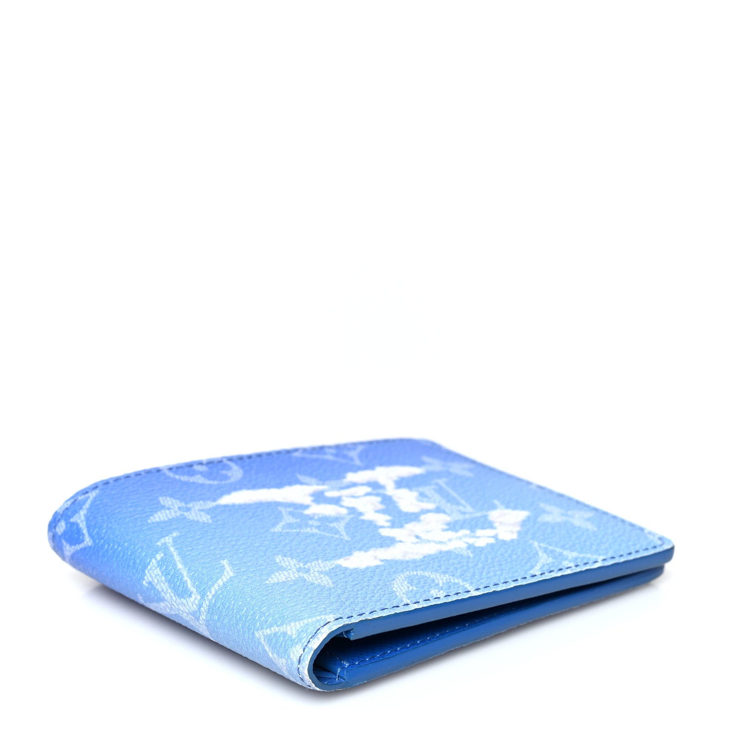 幻:Louis Vuitton モノグラム クラウド ケース Louis Vuitton Monogram Clouds Slender Wallet Blue 1120678