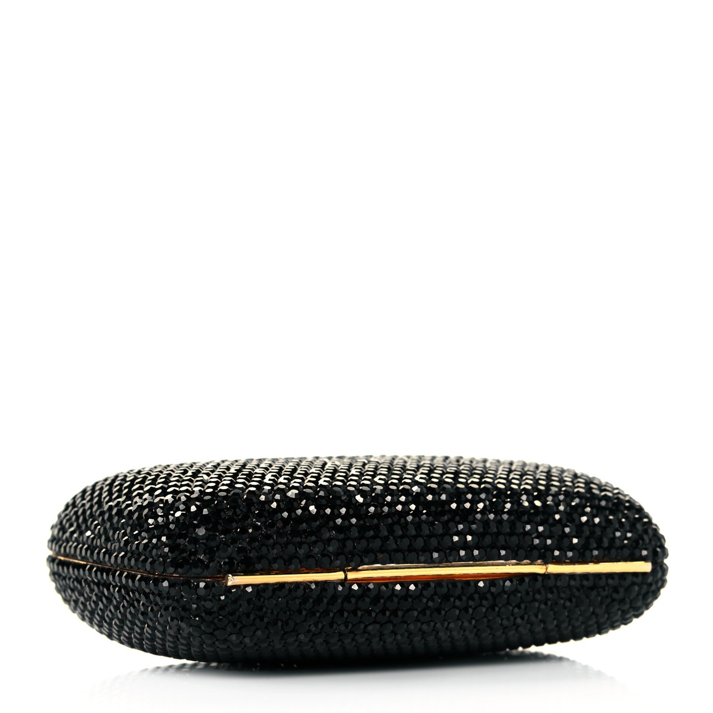 Swarovski Crystal Minaudiere Clutch Black