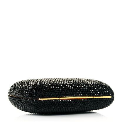 Judith Leiber Swarovski Crystal Minaudiere Clutch Black 4 of 9