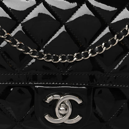 Chanel Patent Calfskin Quilted Mini Rectangular Flap Black 7 of 9