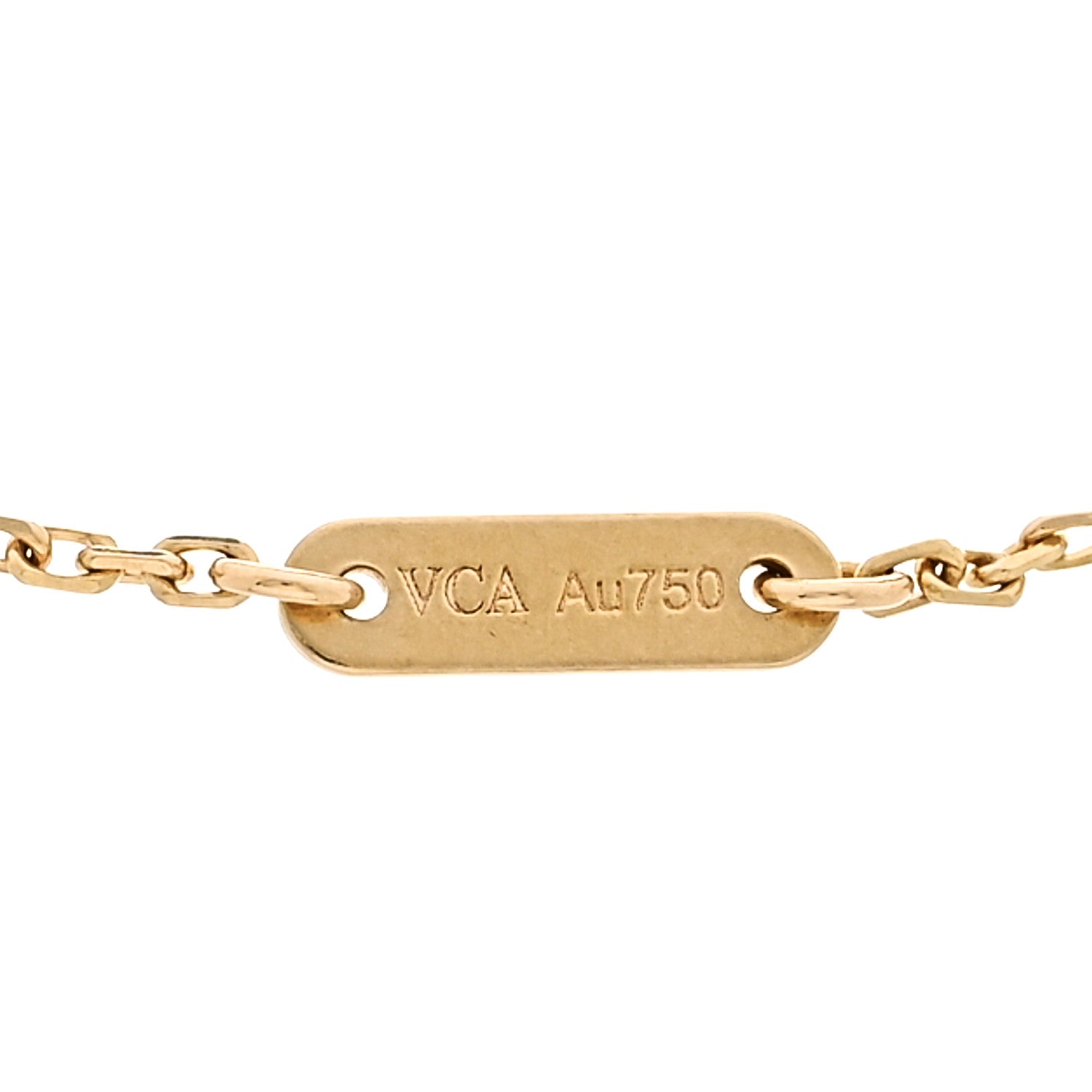 Van Cleef & Arpels 18K Yellow Gold Mother of Pearl Sweet Alhambra Butterfly Bracelet 4 of 6