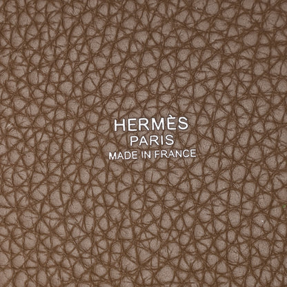 Hermes Taurillon Clemence Picotin Lock 18 PM Etoupe 6 of 10