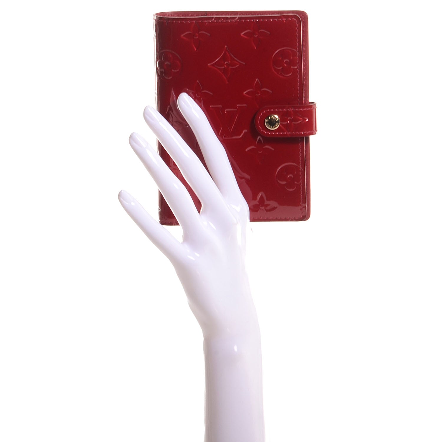Louis Vuitton Vernis Small Ring Cover Agenda Pomme D'Amour 2 of 7