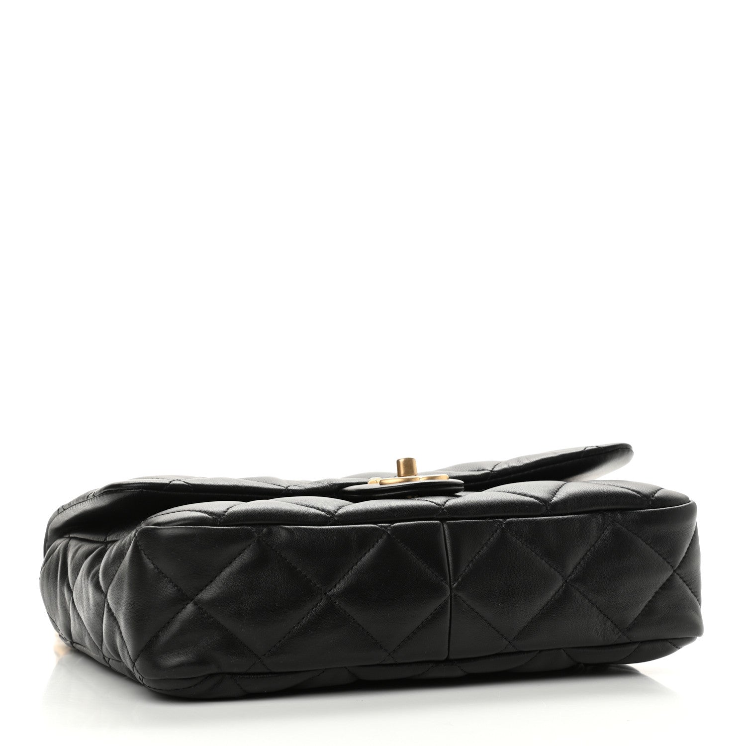 Chanel Lambskin Quilted Large CC Funky Town Flap Black 4 of 10