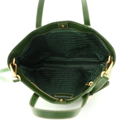 Prada Tessuto Nylon Oro Tote Larice 5 of 12