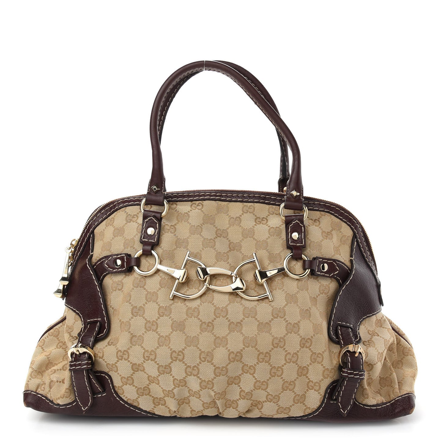 Monogram Medium Horsebit Nail Boston Brown
