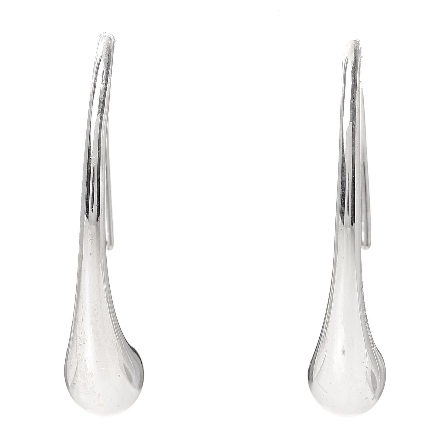 Sterling Silver Elsa Peretti Teardrop Hoop Earrings