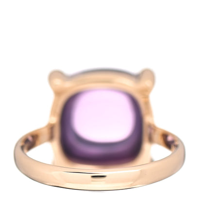 Tiffany 18K Yellow Gold Amethyst 12mm Paloma Picasso Sugar Stacks Ring 53 6.25 4 of 5