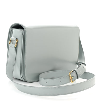 Celine Shiny Calfskin Medium Triomphe Soft Blue 3 of 11