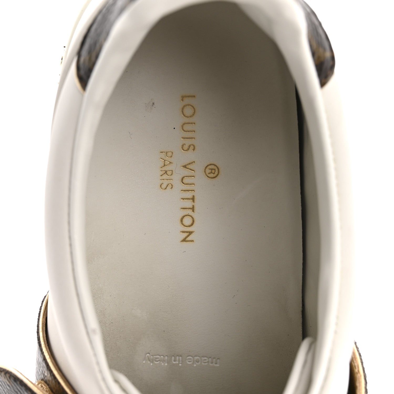 Louis Vuitton Calfskin Monogram Frontrow Sneaker 36 White 6 of 13