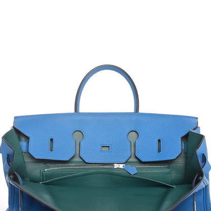 Hermes Togo Verso Birkin 35 Bleu Zanzibar Malachite 8 of 37