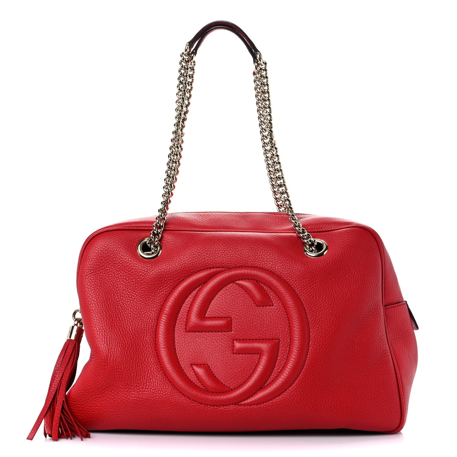 Gucci Cellarius Calfskin Medium Soho Bowler Tabasco 1 of 15