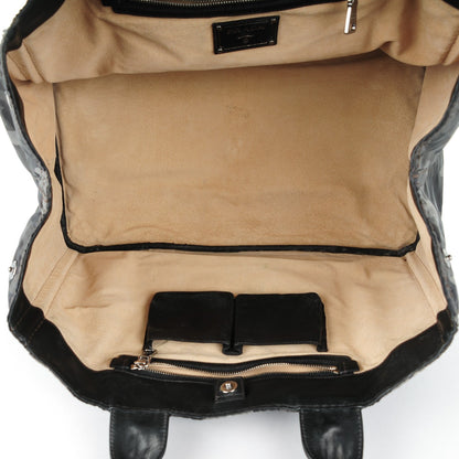Prada Tessuto Nylon Studded Camouflage Tote Fumo 5 of 10