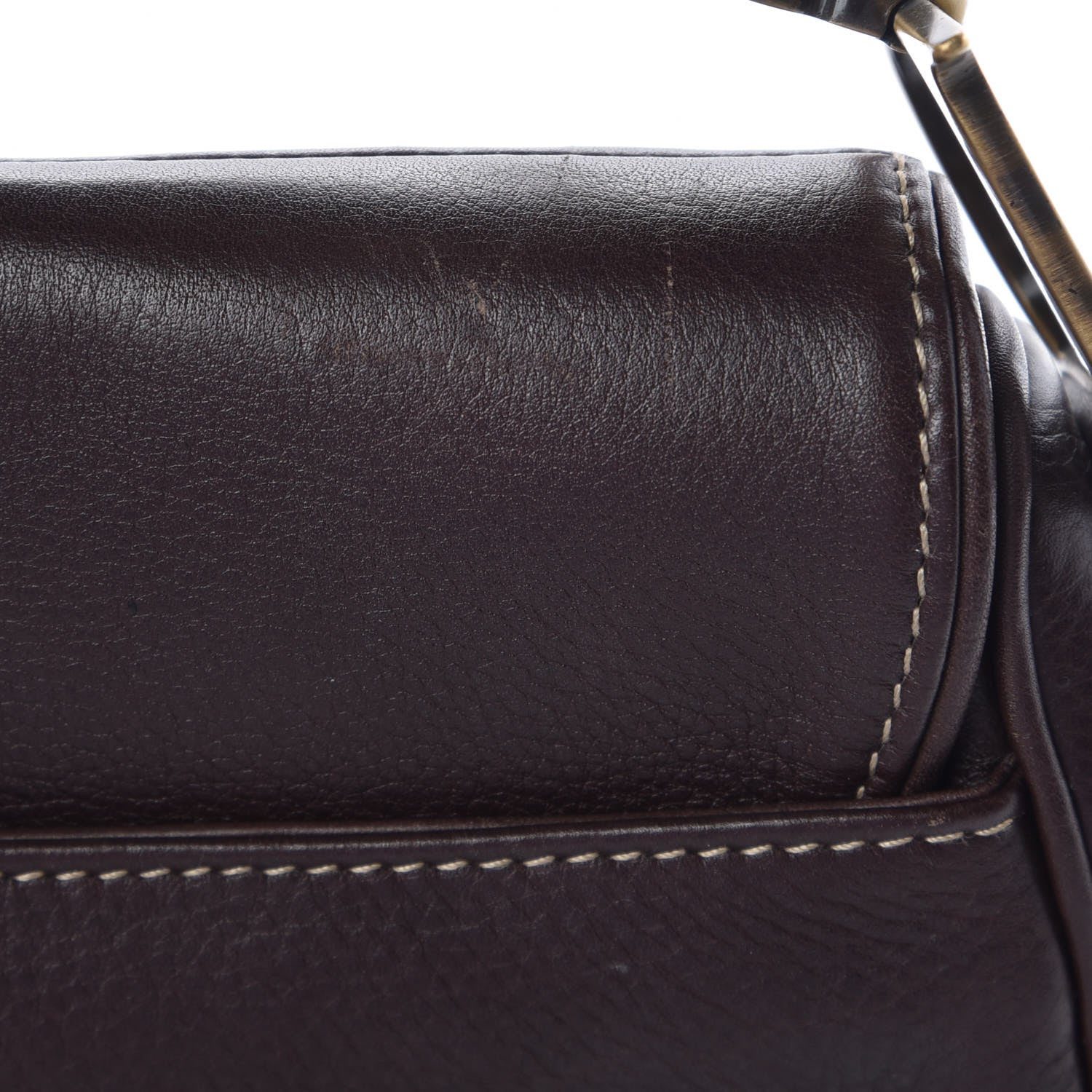 Christian Dior Calfskin Saddle Bag Brown 11 of 11
