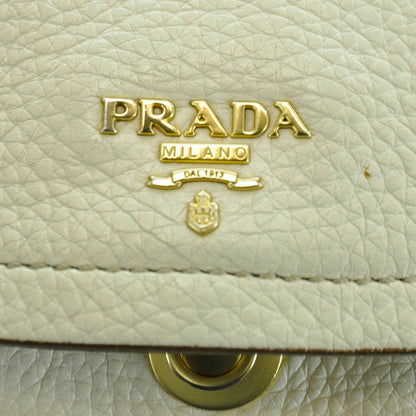 Prada Vitello Daino Shoulder Bag Cera 10 of 12