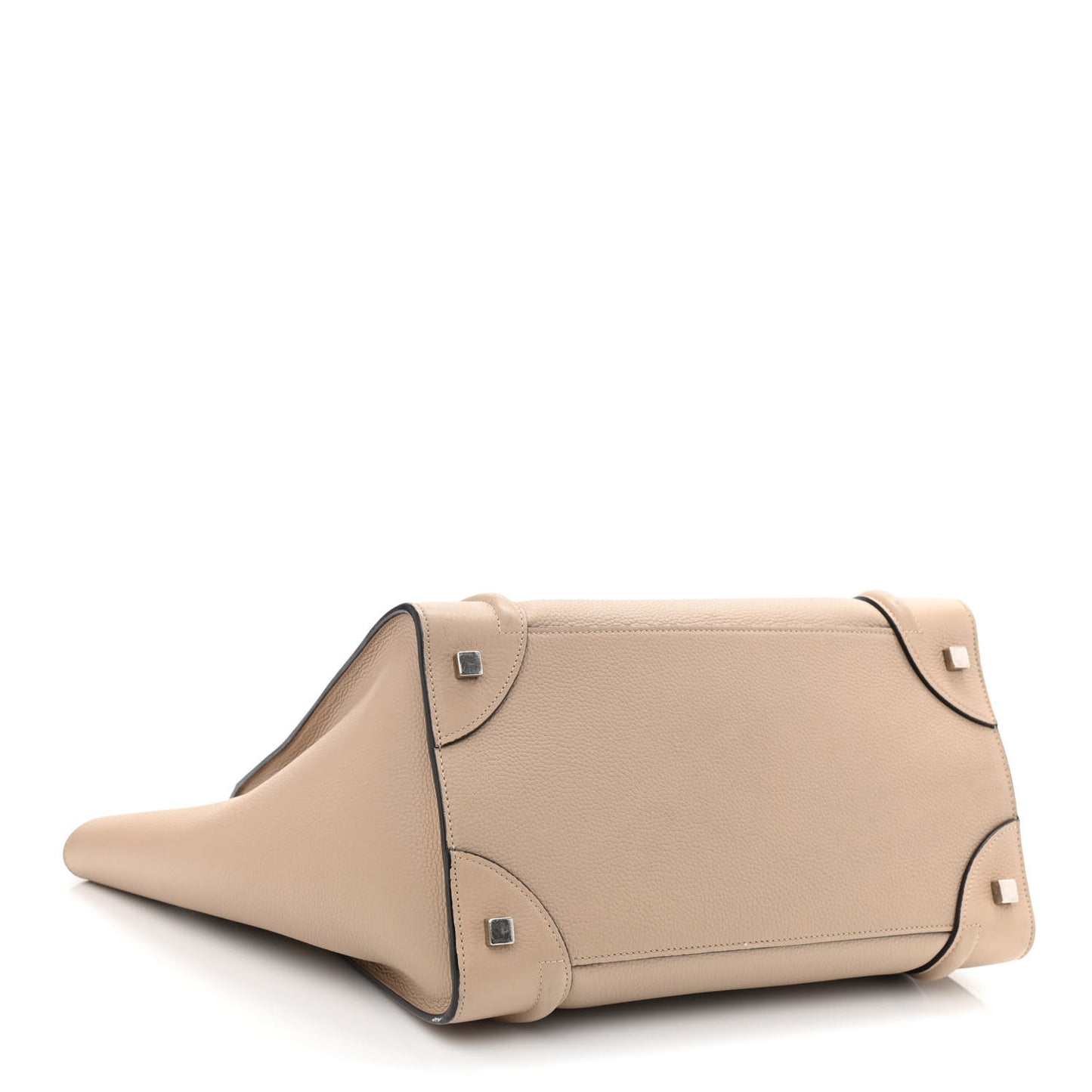Drummed Calfskin Mini Luggage Dune