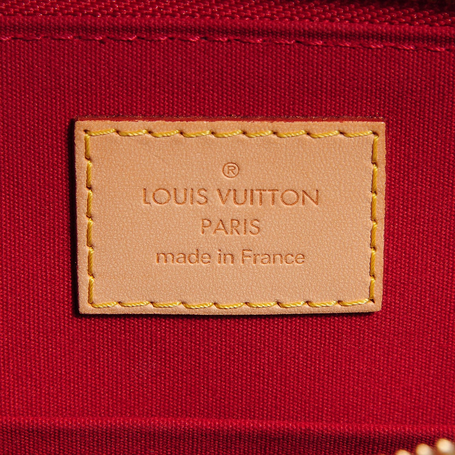 Louis Vuitton Vernis Alma BB Pomme D'Amour 6 of 7
