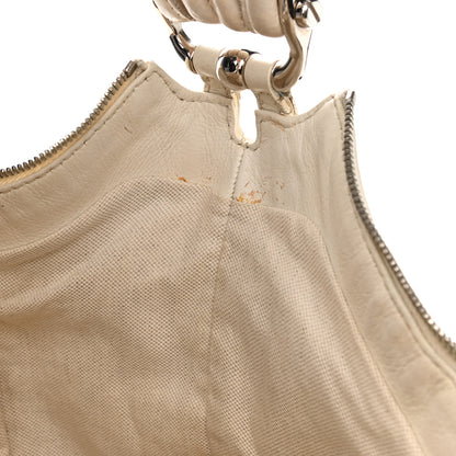 Gucci Guccissima Medium Techno Horsebit Hobo White 12 of 20