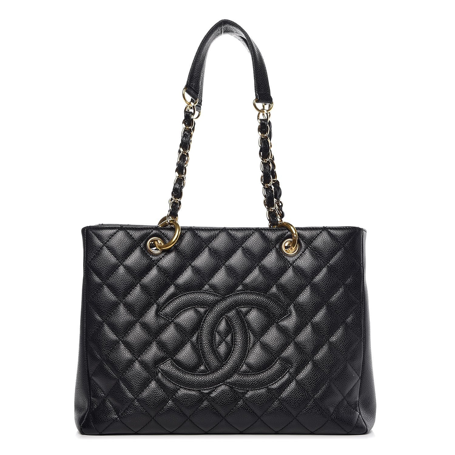 Chanel Caviar Quilted Grand Shopping Tote GST Black 1 of 13