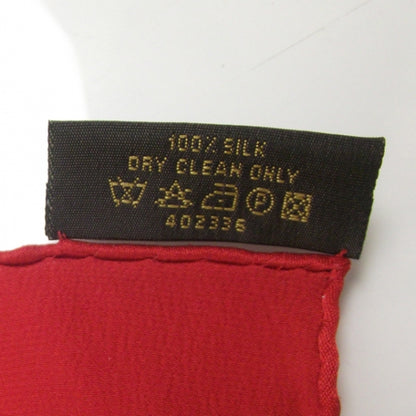 Louis Vuitton Silk Monogram Monaco Scarf Red 4 of 4