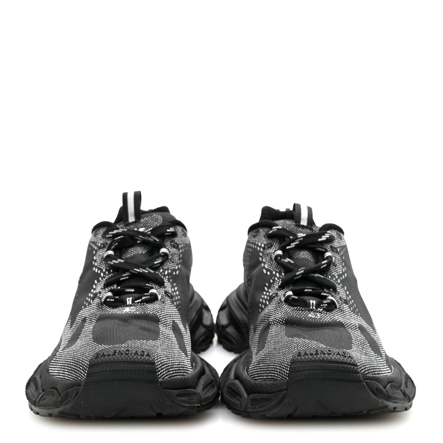 X Under Armour Knit Mesh 3XL Sneakers 43 Black White