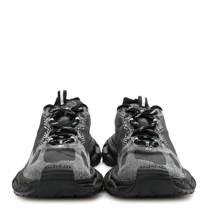 Balenciaga X Under Armour Knit Mesh 3XL Sneakers 43 Black White 3 of 9