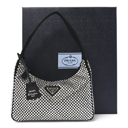 Prada Satin Crystal Mini Re-Edition 2000 Bag Cristal 10 of 10